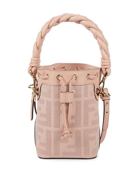 fendi roll bag pink|fendi bucket bag pink.